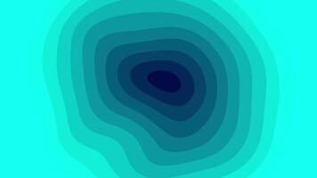 Abstract animation of cutout paper style. 4k resolution background , clear water color. Depth center in the middle video