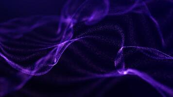 Fluid particle waves blue background. Fluid abstract fluorescent glowing motion. Seamless loop. Colorful turbulent liquid digital Background With Liquifying. Futuristic studio fluid concept. Smooth video