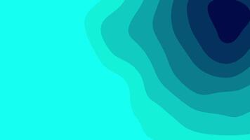 Abstract animation of cutout paper style. 4k resolution background , clear water color. Depth center at the top edge video