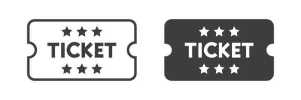 Ticket icon ticket icon illustration vector