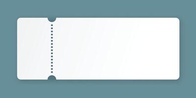 A blank white sheet of paper with a dotted line vector