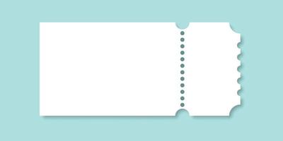 A blank sheet of paper with a hole in it vector