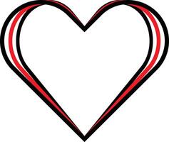 Chic Heart Line Artwork For Minimal Wall Display vector