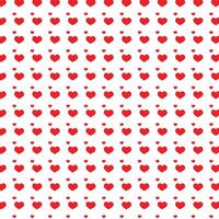 Minimal heart seamless pattern love themed digital design background vector