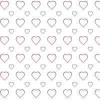 minimal love shape pattern design for valentine projects vector