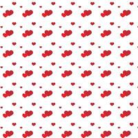 Seamless love shape pattern design for crafts and backgrounds vector