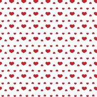 Creative heart seamless pattern perfect for romantic art projects vector