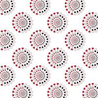 abstract romantic heart pattern design for fabric and background vector