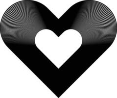 Abstract Heart Line Art For Lovers And Creatives vector