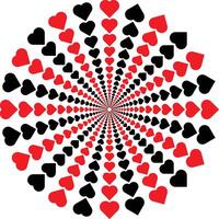 modern heart concept design suitable for interior decoration and creative projects vector