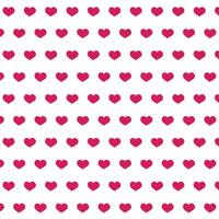 romantic seamless pattern with heart shapes for backgrounds vector