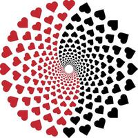 creative love shape design perfect for home decor and art projects vector