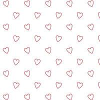 modern love shape seamless texture for decorative art projects vector