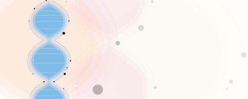 A dna technology abstract background vector