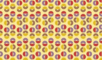 ircular Repeat Pattern Background vector