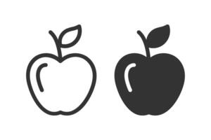 Apple icon set. Suitable for websites, apps, presentations, and more vector