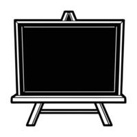 blackboard with chalkboard icon illustration design vector