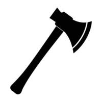 an axe icon on a white background vector