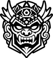 A solid style icon of lord mask symbol vector