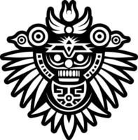A glyph style icon of guardian symbol vector