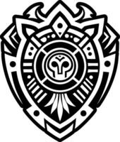 The shield of the ancient people vector