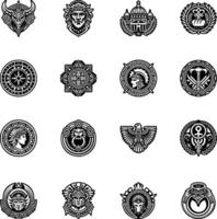 A glyph style icon of ballista symbol vector