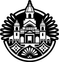A filled style icon of arequipa symbol vector