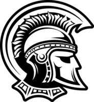 A filled style icon of galea helmet symbol vector