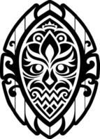 A solid style icon of andean symbol tattoo vector
