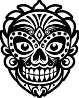 A solid style icon of muertos symbol vector