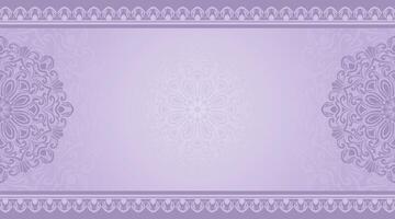 simple mandala background with soft colors vector