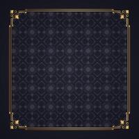 decorative frame witht pattern background vector