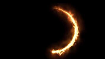A stunning Ring of Fire Simulation Effect created with high-quality animation. video