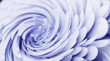 3d render slow motion abstract animation background in soft blue color video
