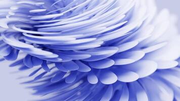 3d rendering slow motion abstract animation background in soft blue color video