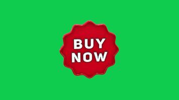 Animated CTA Button - Green Screen Background video