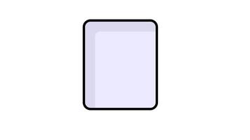 Patent animated icon. animated icon related to legal protection. suitable for user interface, provide visual feedback and more. alpha channel, transparent background video