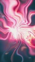 Colorful abstract liquid motion light effect animation. Swirls of glowing vibrant light beams. Looping trippy psychedelic animation. Vertical animation. video