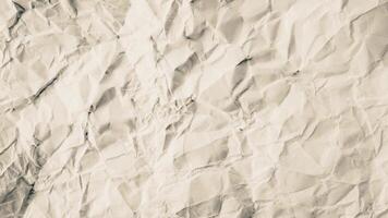 Vintage sepia toned crumpled paper texture background. Stop motion animation of old paper with creases and damage. Abstract grunge paper texture. Full HD and looping. video