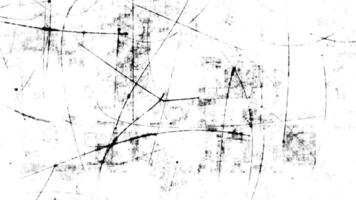 Black and white grunge texture background with scratches, grainy noise and dust particles. This gritty textured animation is full HD and a seamless loop. video