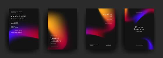 Modern Covers Design. Mesh gradient background design vector