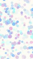 Fun abstract background animation with gently flickering pastel colored circles. This cute vertical motion background is full HD and a seamless loop. video