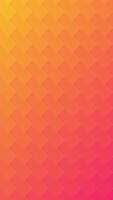 Warm orange and yellow color gradient background with a repeating geometric pattern. This clean minimalist vertical animation is full HD and looping. video