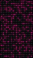 Flashing pink LED lights party background. Glowing disco wall animation. Full HD and looping LEDs vertical motion background. video