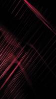 Stylish red neon abstract technology background with a glowing grid of lines, dots and digital data particles. This modern tech vertical motion background is full HD and a seamless loop. video