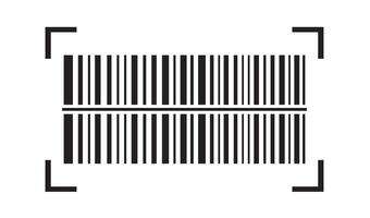 Realistic barcodes. Barcode icons set vector