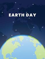 World earth day concept background . Save the earth. vector