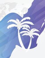 Summer concept design, summer background and banner vector