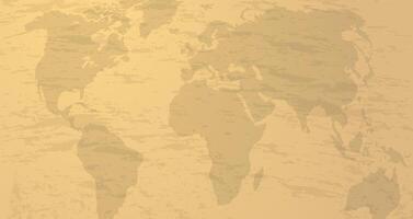 Vintage world map concept background design vector