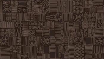 Abstract seamless geometric brown pattern. African ethnic background. vector